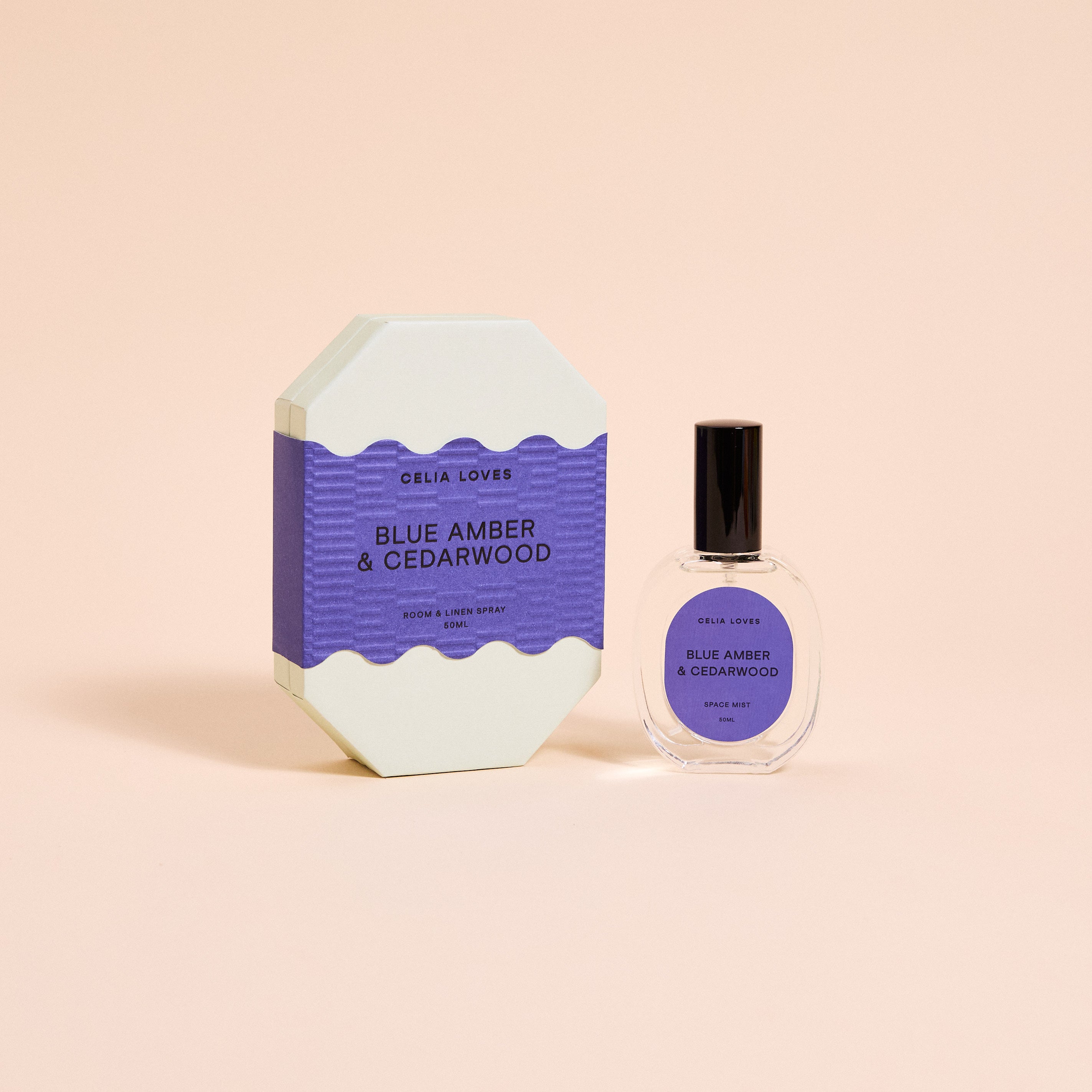 Celia Loves - Blue Amber + Cedarwood Room Spray