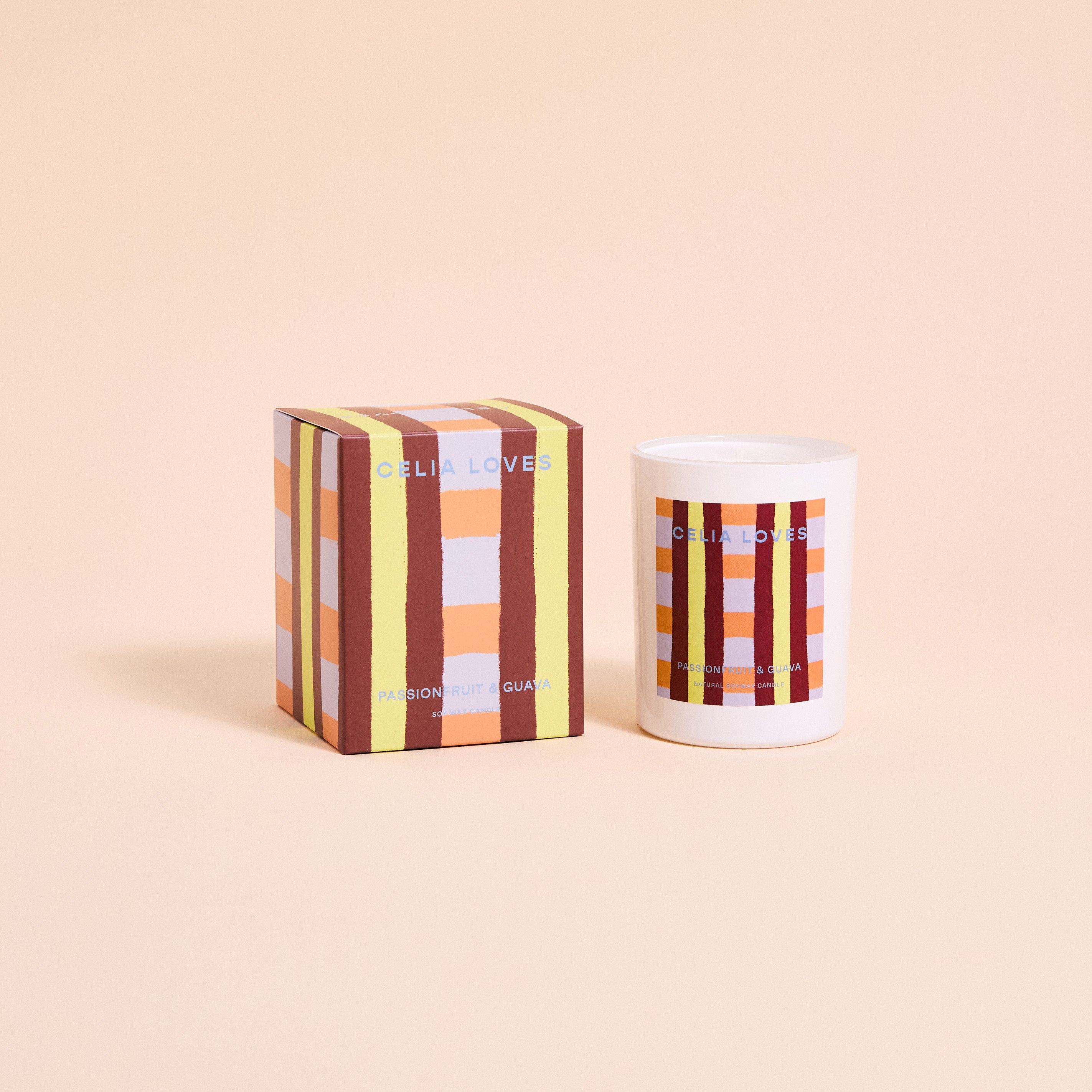 Celia Loves - Passionfruit + Guava Candles